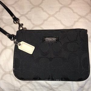 COACH Corner Zip Wristlet